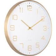 Wall Clock Elegance Glow