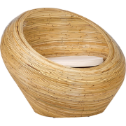 MAIORI - Tuinstoel - Natuurlijk/Beige - Rotan