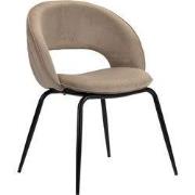 Rainbow Chair Sand White (set van 2) - Wit - 58 x  x 58 - Stof (zittin...