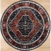 Picasso Paloma Rond Vintage Vloerkleed - Terra / Oranje - Laagpolig- 2...