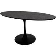 Kick eettafel Jari ovaal - Zwart