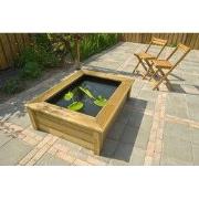 Quadro wood II houten FSC frame voor Quadro 6 H47,5x147,5x103,5 cm