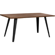 WITNEY - Eettafel - Donkere houtkleur - 90 x 160 cm - MDF