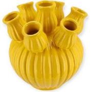 Amsterdam yellow tulip vase 16x15 cm