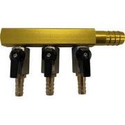 Rvs verdeelstuk 8 mm 3 uitgangen Superfish