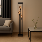 Landelijke Metalen Highlight Fragola E27 Wandlamp - Zwart