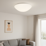 Highlight - Neutral - Plafondlamp - E27 - 30 x 30  x 12cm - Wit