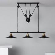 Hanglamp | Pusoka| Zwart | Industrieel | Eetkamer | Woonkamer | Slaapk...