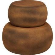 Mica Decorations Zea Bijzettafel - Bijzettafeltje Rond - Woonkamer Dec...