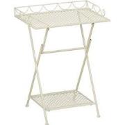 Mica Decorations Marseille Tuintafel - Plantenrek 50 x 38 x 68 cm - Tu...