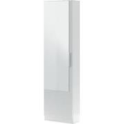 Schoenenkast 1 deur met spiegel - H180 cm - Kristal