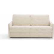 Slaapbank 3-zits in geribbeld fluweel L175 cm