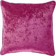 LEWY - kussenhoes 45x45 cm - glansvelours - Festival Fuchsia - roze