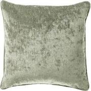 LEWY - kussenhoes 45x45 cm - glansvelours - Green Milieu - groen