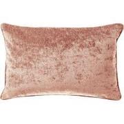 LEWY - sierkussen 30x50 cm - glansvelours - Old Rose - roze