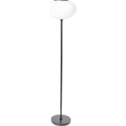 LUMBE - Solar bollamp voor buiten - Wit/Zwart - Synthetisch materiaal
