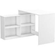 Hoekbureau met omkeerbare hoek en 4 vakken L111,9 cm