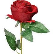 Clayre & Eef Kunstbloem Roos 50 cm Rood Kunststof