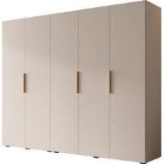 Meubella - Kledingkast Marquesa - Beige - 250 cm