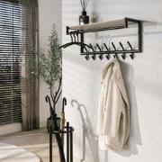 Hoyz Collection - Kapstok Terra 2x7 Haken - Melamine Travertine