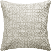 SHIVA - kussenhoes 45x45 cm - bloemmotief - White Swan - wit