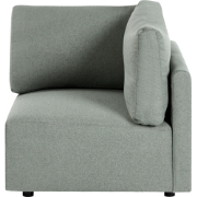 MESNALI - Linkszijdige hoekmodule - Groen - Polyester