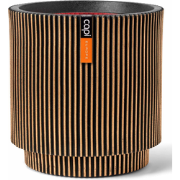 Vaas cylinder groove nl zwart goud I