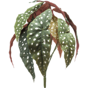 Begonia maculata bush 33 cm /12lvs kunstbloem zijde nepbloem