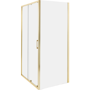 YORO - Douchecabine - Goud - 80 x 100 x 185 cm - Veiligheidsglas