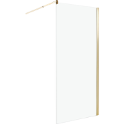 AHAUS - Douchescherm - Goud - 90 x 190 cm - Veiligheidsglas