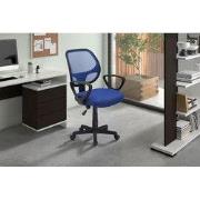 Bureaustoel 'Hippa' met mesh, blauw