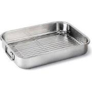 Rvs braadslede met omkeerbaar rek