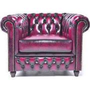Chesterfield Eco Leather Line - Royal Fuchsia 1-zits