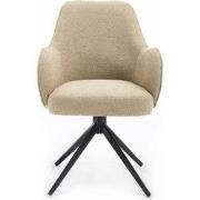 Eetkamerstoel Kyler Beige - 60 cm x 63 cm x 89 cm