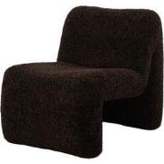 PTMD Oslo Fauteuil Teddy Coffee