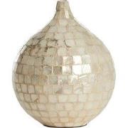 Light & Living - Vaas ELORZA - Ø22x25cm - Wit