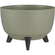 Mica Decorations Doppio Plantenbak op Poten - 18,5 x Ø33 cm - Plantenb...