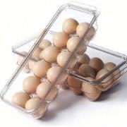Decopatent Eierdoos kunststof voor 12 Eieren - Voor in Koelkast - Eier...