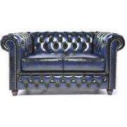 Chesterfield Eco Leather Line - Midnight Blue 2-zits