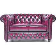 Chesterfield Eco Leather Line - Royal Fuchsia 2-zits