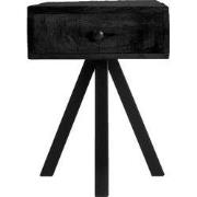 Nachtkastje Dries Zwart Mangohout