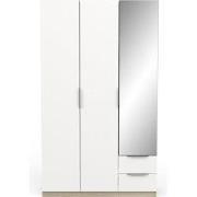 Kast met 3 deuren, 2 laden en 1 spiegel Ghost - L119,4 cm