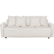 KRAMA - Slaapbank - Gebroken wit - Polyester