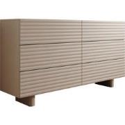 Meubella - Tactica - Ladekast - Beige - 150x37x81 cm