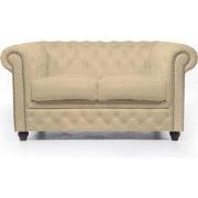 Chesterfield Eco Leather Line - France White 2-zits