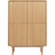 Wandkast Naturel Hout - 100x40x140cm - Darwin