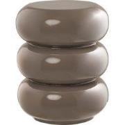 Bijzettafel Rond - Bruin Fiberglas - Ø36x44cm - Rosolina