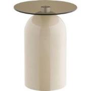 Bijzettafel Rond - Grijs/Beige - Ø40x52cm - Ravello