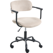 VYRA - Bureaustoel - Beige - Stof