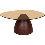 Brix - Salontafel - Brix Mylon Burgundy 86cm - Bruin